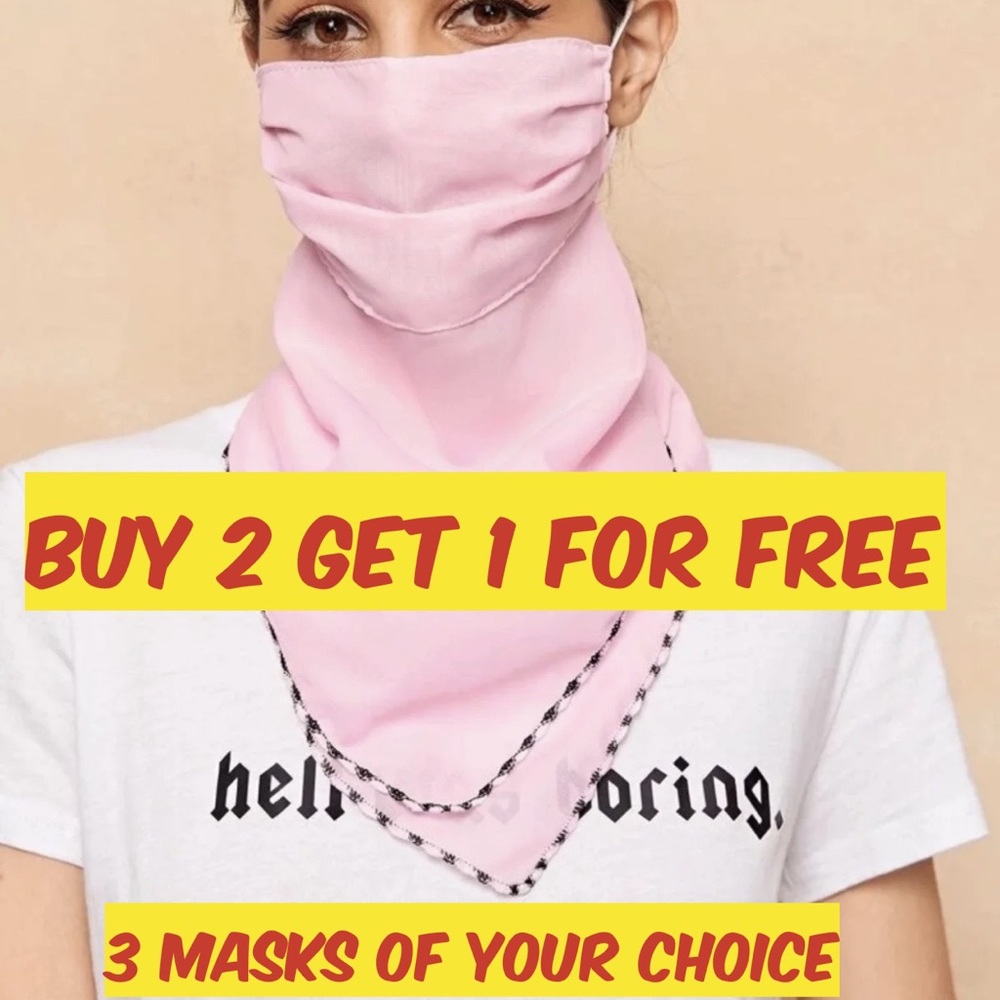Ladies protective masks 2+1